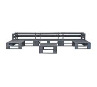 Genérico Set de Muebles de palets para jardín 6 Piezas Madera Gris,Conjuntos de jardín-276320
