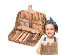 Genérico Set De Papelería - Material Escolar De Capibara Lindo con Broche | Incluye Pegatinas, Bolígrafos y Subrayador - Material Escolar de Animales para Niños