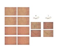 Genérico Set de Papeles de Carta Vintage A5 Sobres Kraft para Escribir Cartas Románticas y Festivales Portátil Suave y Sobres Vintage para San Valentín y Ocasiones Obsequios