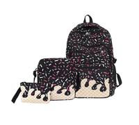 Genérico Set Mochila Kawaii 3 Piezas Bolsa de Libros con Estética de y