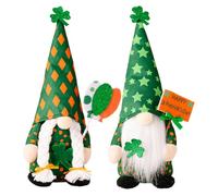 Genérico Set of 2 GNOME Christmas Decoration, Christmas GNOME Plush Dolls, Christmass Handmade Swedish Tomte Christmass Tree Hat, Standing Gonk Dwarf Doll For Indoor Decoration Holiday Decor