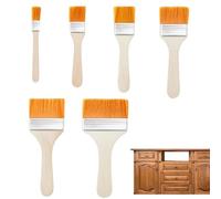 Genérico Set Pinceles | 6 Marcadores Planos de Dibujo | Juego De Pinceles Artísticos,Para Colorear, Paredes, Hogares, Terrazas, Armarios, Exteriores E Interiores, Arte Y Manualidades