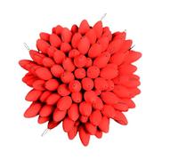 Generico Seven-Star Fishing Float - Juego de Bobber, Ovalado segmentado, Bolas flotantes Brillantes de Alta Visibilidad, 100 Bolas flotantes espaciales, Equipos de Nocturna, para Exteriores