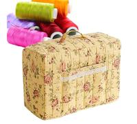 Genérico Sewing Machine Case - Protective Dust Cover Carry Bag | Vintage Floral Print Carrier Travel Craft Bag Portable Sewing Machine Protector for Home, DIY, Craft, Projects