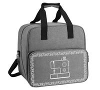 Genérico Sewing Machine Storage Case, Waterproof Sewing Tote Bag, Large Container Bag, Multiple Pockets for Thread and Manuals, Traveling Organizer Tool Kit Use