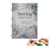 Genérico Sewing Notes - Step By Step Manuals, Lift Skills With Pattern Books, With Creative Detail For Men, Notes, Sewing Guide For Women Boys Girls Youth Teens Son Daughter Family Adults