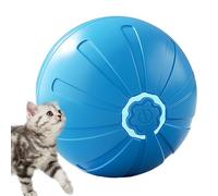 Genérico Shaking Dog Ball, Automatic Moving Toy, 2.05x2.05 Inches, Rechargeable Electric Motion, Interactive Pet Entertainment, Fun Exercise Design for Dogs, Cats, Orange and Blue