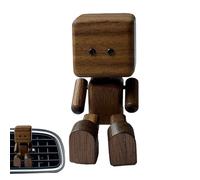 Genérico Shaking Man Figure, Shaking Leg Wooden, 5 Inch Woods Car Ornament, Automotive Interior Decoration for Travels, Home, Dorms, Apartment, Men, Women, Desk, Car, Sidetabale Use Natural Wood
