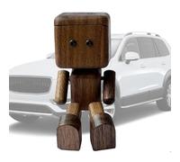 Genérico Shaking Man Figure, Shaking Leg Wooden, 5 Inch Woods Car Ornament, Automotive Interior Decoration for Travels, Home, Dorms, Apartment, Men, Women, Desk, Car, Sidetabale Use Natural Wood
