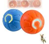 Genérico Shaky Ball Toy For Dogs, Automatic Moving Dog Toy Ball, Shaky Dog Ball with USB Rechargeable, For Small, Medium, Large Dogs (2 PCS A Orange+A Blue)