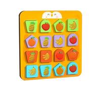 Genérico Shape Matching Game, Versatile Color Sorting Toy, Educational Matching Blocks, Learning Play with Cards, for Kids Boys Girls Ages 4-6, Fun Preschool Activity