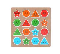 Genérico Shape Matching Game, Versatile Color Sorting Toy, Educational Matching Blocks, Learning Play with Cards, for Kids Boys Girls Ages 4-6, Fun Preschool Activity