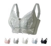 Genérico ShapeCurvy - Sujetador Moldeador inalámbrico con Cremallera Frontal, Sujetador Elevador inalámbrico con Cremallera Frontal ultrasuave (Green,34)