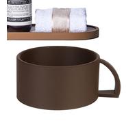 Generico Shave Soap Bowl - 2.4x5.98x4.72inch Grooming Shaver Cleansing Foam Cup, Soap Bowl/Mug With Handle, Shaving Cup For Men | Tools For Father Him Dad Husband Boyfriend Using Accessories