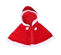Generico Shawl Christmas, Festive Short Cloak for Kids, Dress Up Cape with Hood, Teens Adults Carnival Stage Performance Content Creators Themed Events Comic Conventions Costume Parties