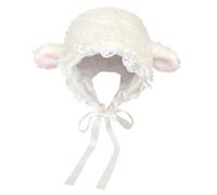 Genérico Sheep Plush Hat Cute Cartoon Beanie Winter Cosplay Cap