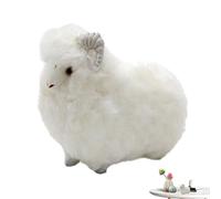 Genérico Sheep Plush - Realistic Lamb Toy Decoration | Cute Sheep Doll Toy Display for Home, Dormitory, Living Room, Office, Windowsill, Indoor Outdoor or Bedroom Use, 8x7x5cm