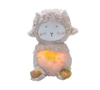 Genérico Sheep Stuffed Animal, Portable Calming Plush Toy with Music, 25x16x10 Inches Adorable Sturdy Soft Toys Sheep, Soothing Sleep Aid for Babies Children Teenagers Adults
