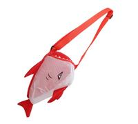 Genérico Shell Beach Bag - Shark Design Mesh Sling, Foldable Storage Tote