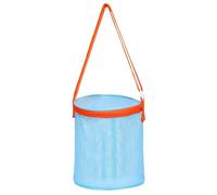 Generico Shell Collecting Bag - Two Piece Set, Expandable Bottom, Adjustable Webbing Shoulder Strap, Zipper Closure Top | Portable Sand Toys Holder Tote For Travel Beach Vacation Summer Camping