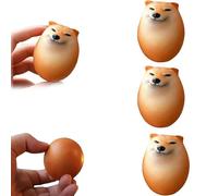 Genérico Shibako Dog Squishy Egg, Shibako Dog Egg with a Bow, Dog Egg Slow Rising Squishy Fidget Toys, Dog Egg Toy Stress Relief, Dog Eggs Decompression Toy, for 3-12 Years Old Kids (3pcs)