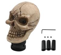 Genérico Shift Knob, Manual Car Gear Handle, Resin Skeleton Lever, Unique Modification For Commuting, Travel, Family Outings, Truck, Sedan, Taxi, Eye Catching Design, Easy Install, 4.5x8cm