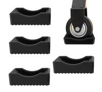 Genérico Shims and Wedges for Leveling, Non-Slip 4X Stackable Grill Wheel Leveling Blocks, Griddle Leg Stabilizer, Heavy-Duty Stopping Pad for Pool Table, Furniture, and Outdoor Equipment