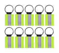 Genérico Shining Beacon - Glow Signal Tag, Fluorescent Clip Accent, 1.97x2.76 Inches High Contrast Bag Identifier | Anti Theft Dark Environment Marker, Office Commute Urban Use
