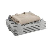 Genérico Shirt Organizer - 5PCS Clothes Storage | 5-Piece Interlocking Clothing Organizer For Shirts, Pants, Jeans, Sweaters & Socks, Ideal For Wardrobe, Bedroom, Home Closet Space Saving Storage