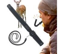 Genérico Shistle De Caza De Llamadas De Ciervos: El Realista De Doe & Fawn Suena Ajustable, La Que Llama Al Juego De Cazas Al Aire Libre con Cordón Y Tubo De Extensión, Es Un Gruñido Portátil para