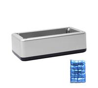 Genérico Shoe Cover Dispenser - 15.75in Auto Shõe Còver Machine | Portable Household Boot Cover Dispenser | With T-Buckle Spring Design & 100Pcs Waterproof Non-Slip Shoe Covers For Hospital