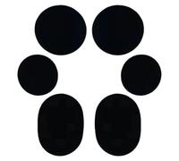 Genérico Shoe Patches - Breathable Toe Burst Prevention Sticker Tape, 6-Piece Self-Adhesive Design, Durable Repair Fitment + Heel Reinforcement, Durable Synthetic Material - For Sneakers & Boots