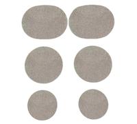 Genérico Shoe Patches for Holes, Repair Patch Set, Breathable Backing Design, Multi-Use Style Fix, Peel Backing, Sneakers or Jackets Use, Travel or Daily Wear, 6 Pieces Mixed Sizes