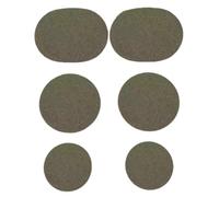 Genérico Shoe Patches for Holes, Repair Patch Set, Breathable Backing Design, Multi-Use Style Fix, Peel Backing, Sneakers or Jackets Use, Travel or Daily Wear, 6 Pieces Mixed Sizes