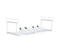 Generico Shoe Rack - Space-Saving Under Cabinet Shelf, Shoe Storage | Metal Shöe Storage - For Entryway Kitchen Laundry Room Bookshelf Closet Desk Laundry Room, Kitchen Pantry, Desk