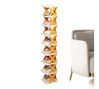 Genérico Shoe Storage - ABS, plegable Tall Shoe Organizer, Standing Shelf | Multifunctional Entryway Stand Holder for RVs Small Apartment Bathroom Corner Space Saving Versatile