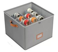 Genérico Shoe Storage Organizer, Divider Stackable Portable Bin Kids Toys Box, Shoe Organizers, for College Dorm Entryway Apartment Hallway Garage Bedroom, 36x36x30cm