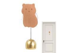 Genérico Shopkeepers Bell, Effortless Installation Chime Whale - Masterful Creation Door Chime Suction Cup, Whimsical Welcome Bird Dog Whale Bells For Home Store Door Entry, Alert Chimes Bells