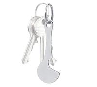 Genérico Shopping Cart Coin Keychain - Key Ring for Trolley Release | Lightweight Metal Accessory with Secure Ring, Convenient Tool for Grocery Trips, Pocket Friendly, Practical Everyday 2.36x0.91 in