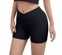 Genérico Short Deportivo Cintura Alta Pantalones Cortos Deportivos para Mujers, Pantalon Corto Deporte Control de Barriga Mallas Ciclistas Shorts para Yoga Fitness Gym