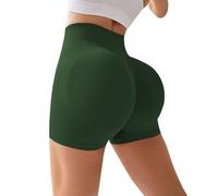 Genérico Short Deportivo Mujer Gym Running Leggins Cortos Deporte Cintura Alta Antirozaduras Elasticos Mallas Corto Push Up Deportivos Control De Barriga Talla Grande Pantalon Shorts Training Fitness