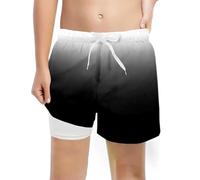 Genérico Shorts de Playa Bañador de Niños, Bañador Niño Playa Ropa de Baño de Secado Rápido Casual Ligero Bañadores Short de Natación con Forro de Mesh para Niños y Adolescente 3-14 años
