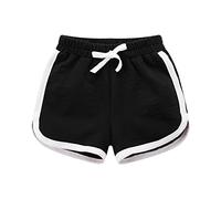 Genérico Shorts Escolares Niñas Pantalón Corto Deportivos Transpirables BáSicos Activos medianos y Grandes Pantalones Cortos Ropa para niños Adolescentes 4-12 años