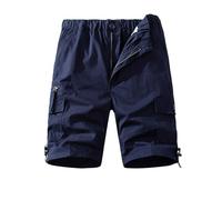 Genérico Shorts Hombre,Pantalones Cortos Casuales De Verano con Bolsillo Y Pierna Recta De Color Liso para Hombre