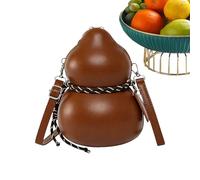 Genérico Shoulder Bag - Calabash Sling Purse, Sling Bag with Zipper, Casual Handbag with Adjustable Strap, Shoulder Purse for Daily Use, Cross Body Bags with Security Design