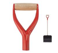 Genérico Shovel Handle - D Handle | Shovel Head, Multiuse Effort-Saving Metal Wood Anti-Rust Replacement Part Reliable, Stable Grip D Tool Time-Saving Portable For Raking Shoveling Forking