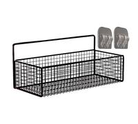 Generico Shower Adhesive Shelves - Iron 30.99x9.98x11.99cm | Bathroom No Drill Wall Storage, Wall-Mounted Organizer Rack | Square Storage Basket For Bathroom, Kitchen And Home