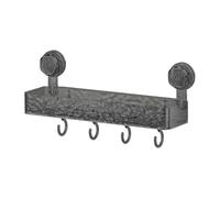 Generico Shower Shelf, Suction Cup Bathroom Rack, No-Drill Installation, Rustproof Design, Wall Mounted Organizer for Home, College Dorms, Apartments, Kitchens, Gyms, RVs Use, 1 Piece