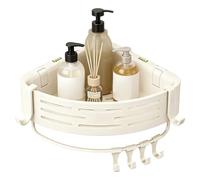 Genérico Shower Shelves Storage, Bathroom Organizer Rack, Wall Mounted, Space Saving Holder, Durable Rustproof Shelf, Home Apartment Accessory, Easy Install Rack for Body Wash