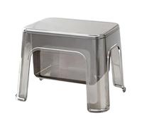 Genérico Shower Stool - Bathroom Seating Bench, Acrylic Bath Chair, Transparent Storage Organizer, Corner Utility Furniture Solution | Waterproof Resting Platforms Design, Elderly Support Accessories